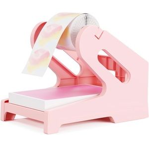NEW! Shipping Label Holder for Rolls & Fan-Fold Labels Thermal Label Print Pink
